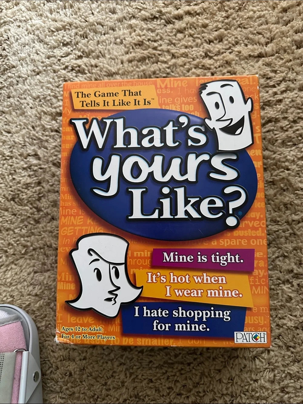 What's Yours Like? Party Game - Orange Box
